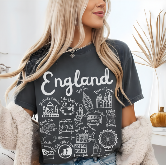 England Landmarks t-shirt Comfort Colors®