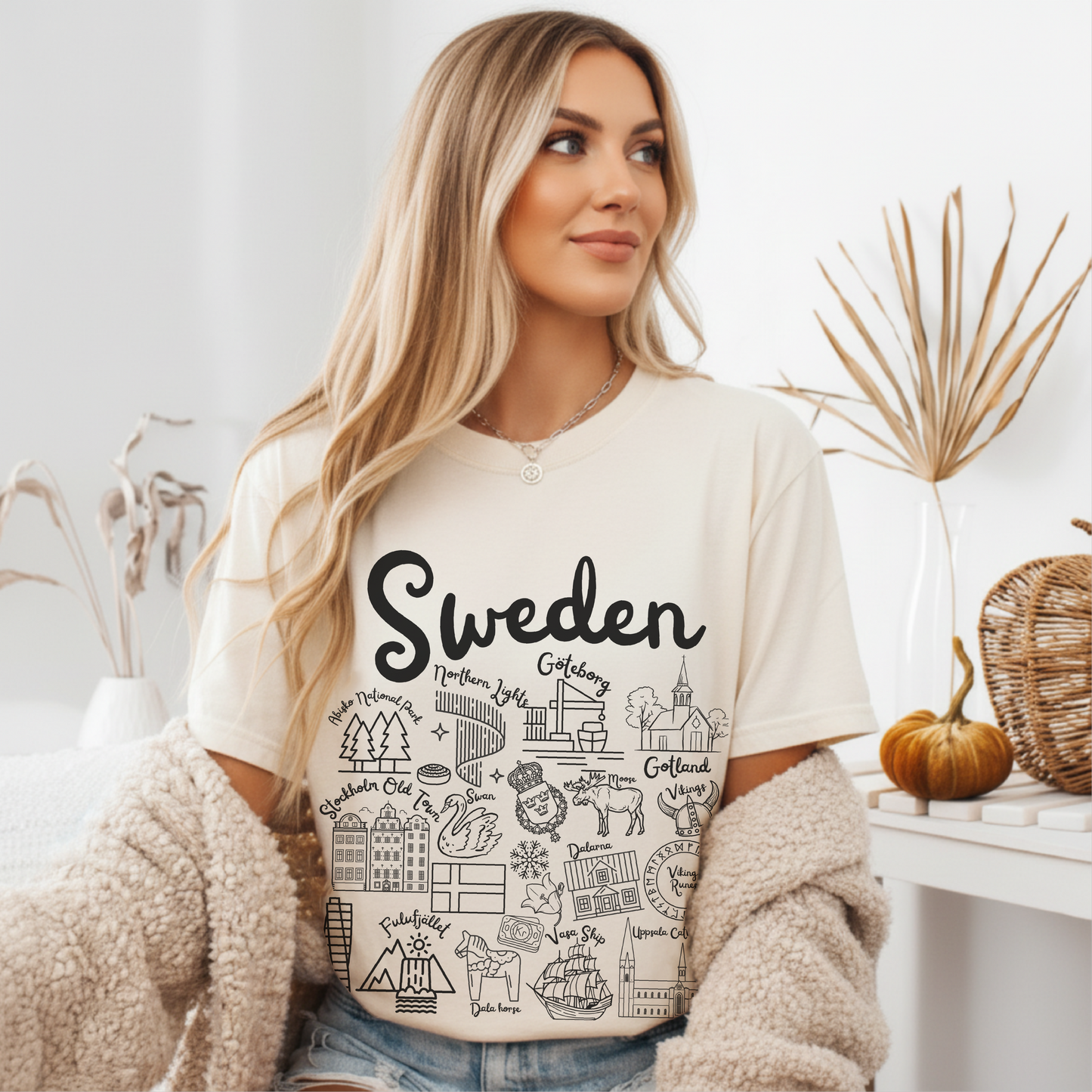 Sweden Landmarks t-shirt Comfort Colors®