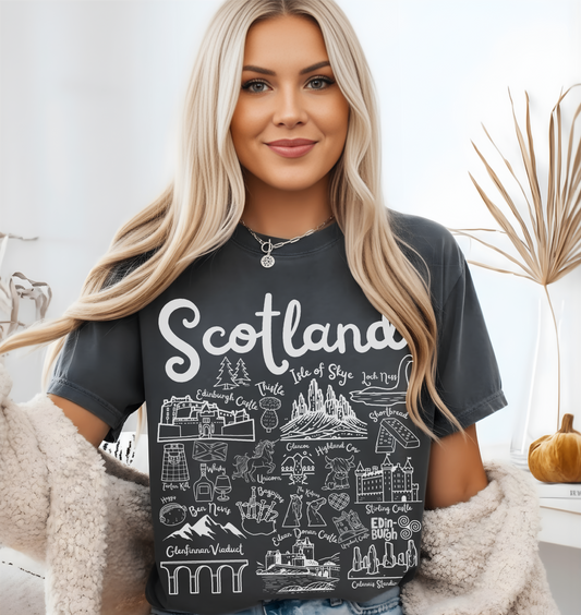 Scotland Landmarks T-shirt Comfort ColorsĀ®