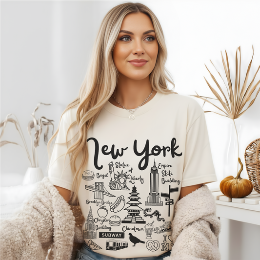 New York Landmarks t-shirt Comfort ColorsĀ®