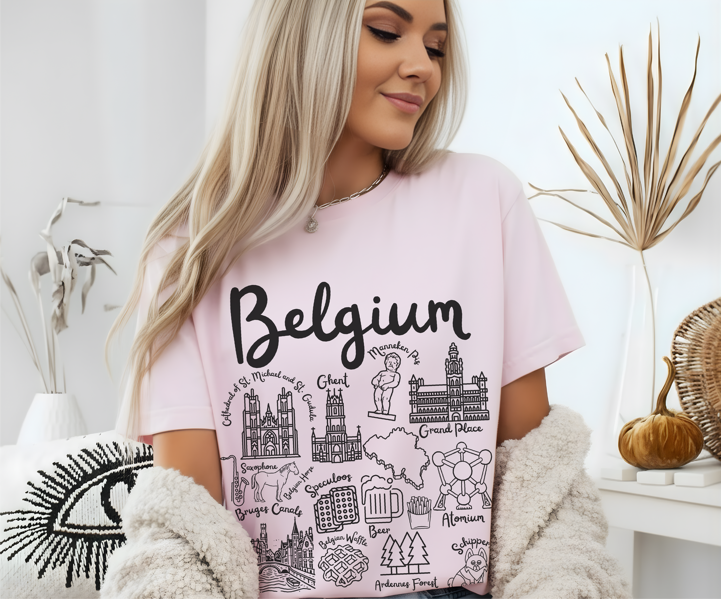 Belgium Landmarks t-shirt Comfort Colors®