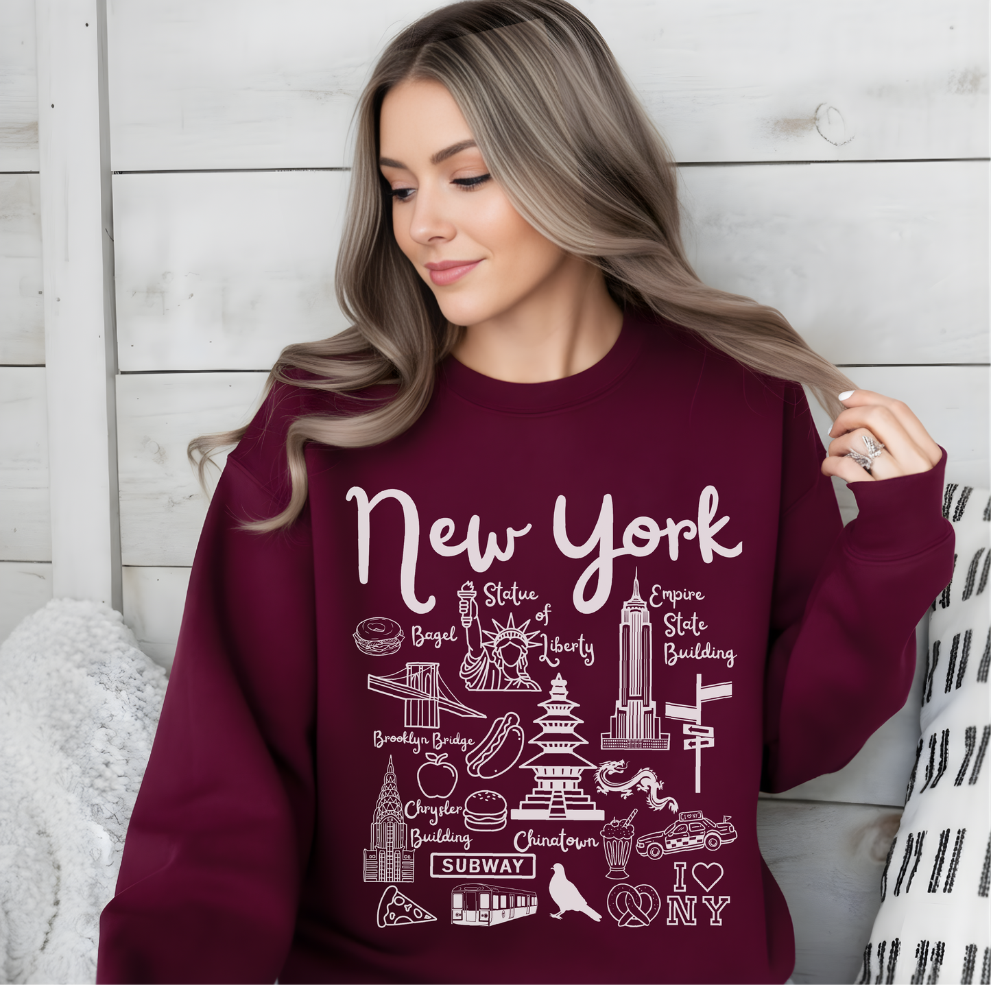 New York Landmarks Sweatshirt