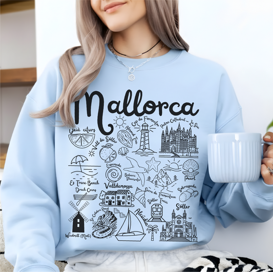Mallorca Landmarks Sweatshirt