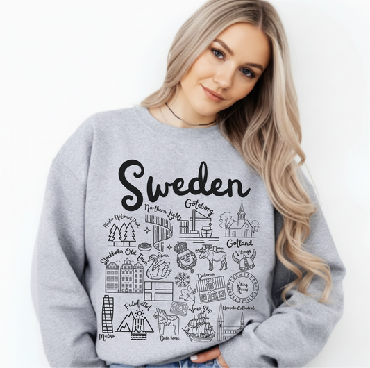 Sweden Landmarks Sweatshirt