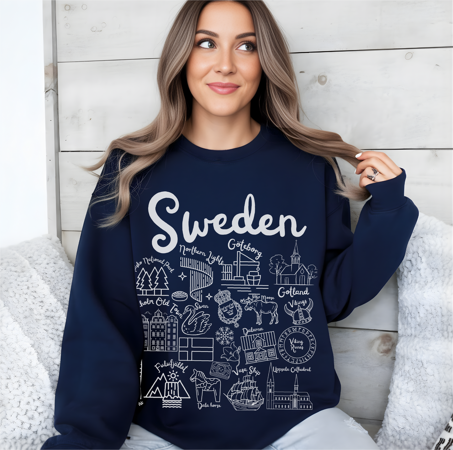 Sweden Landmarks Sweatshirt