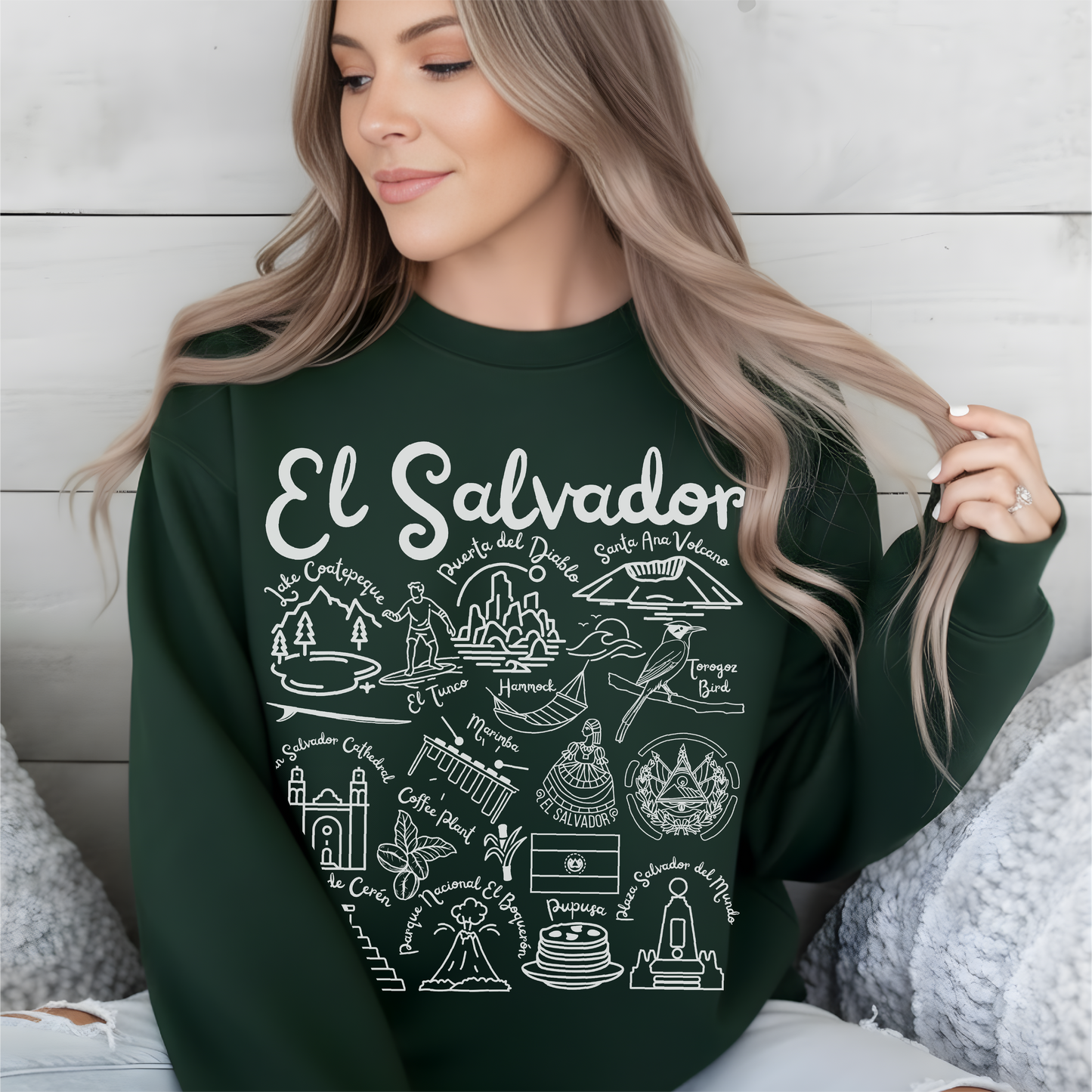 El Salvador Landmarks Sweatshirt