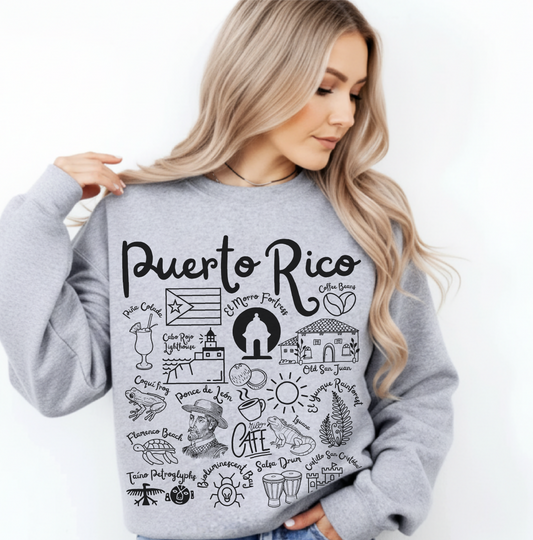 Puerto Rico Landmarks Sweatshirt