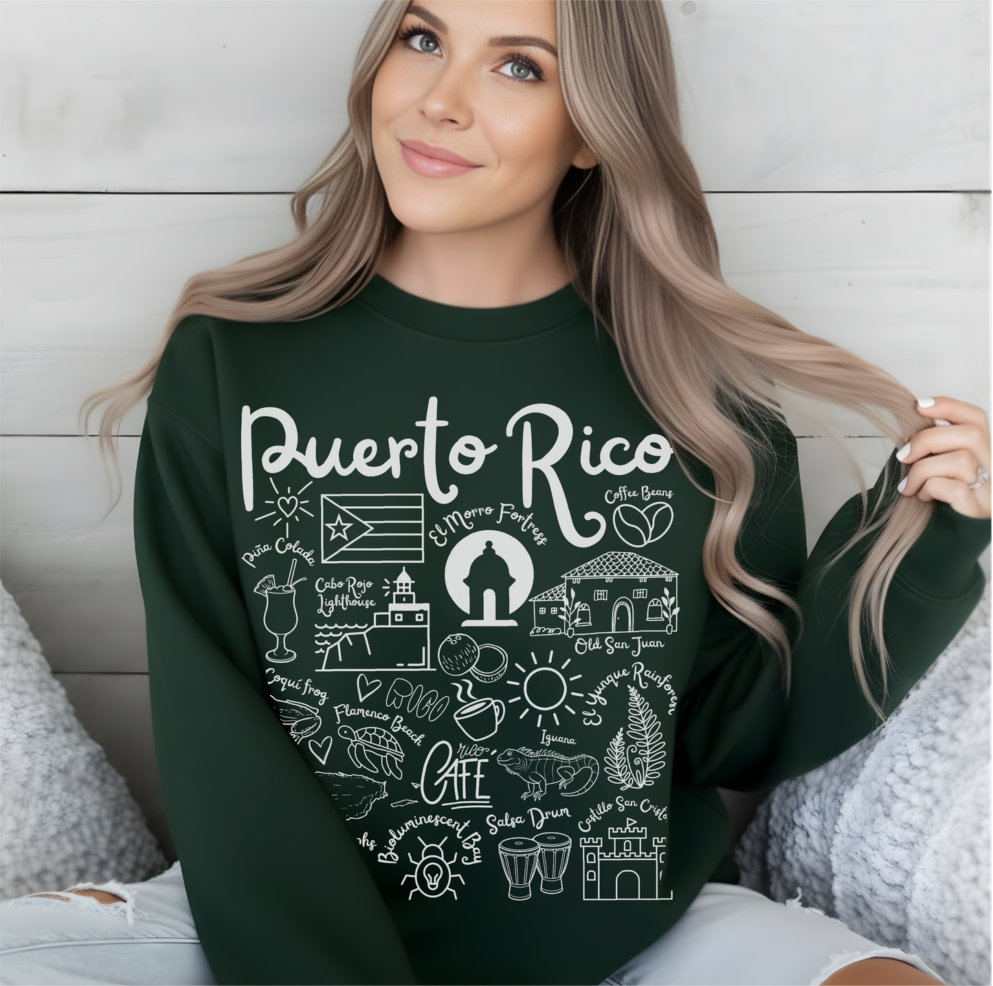 Puerto Rico Landmarks Sweatshirt