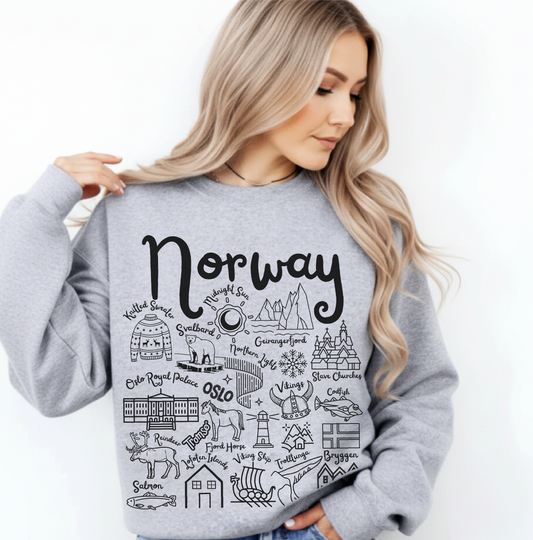 Norway Landmarks Sweatshirt