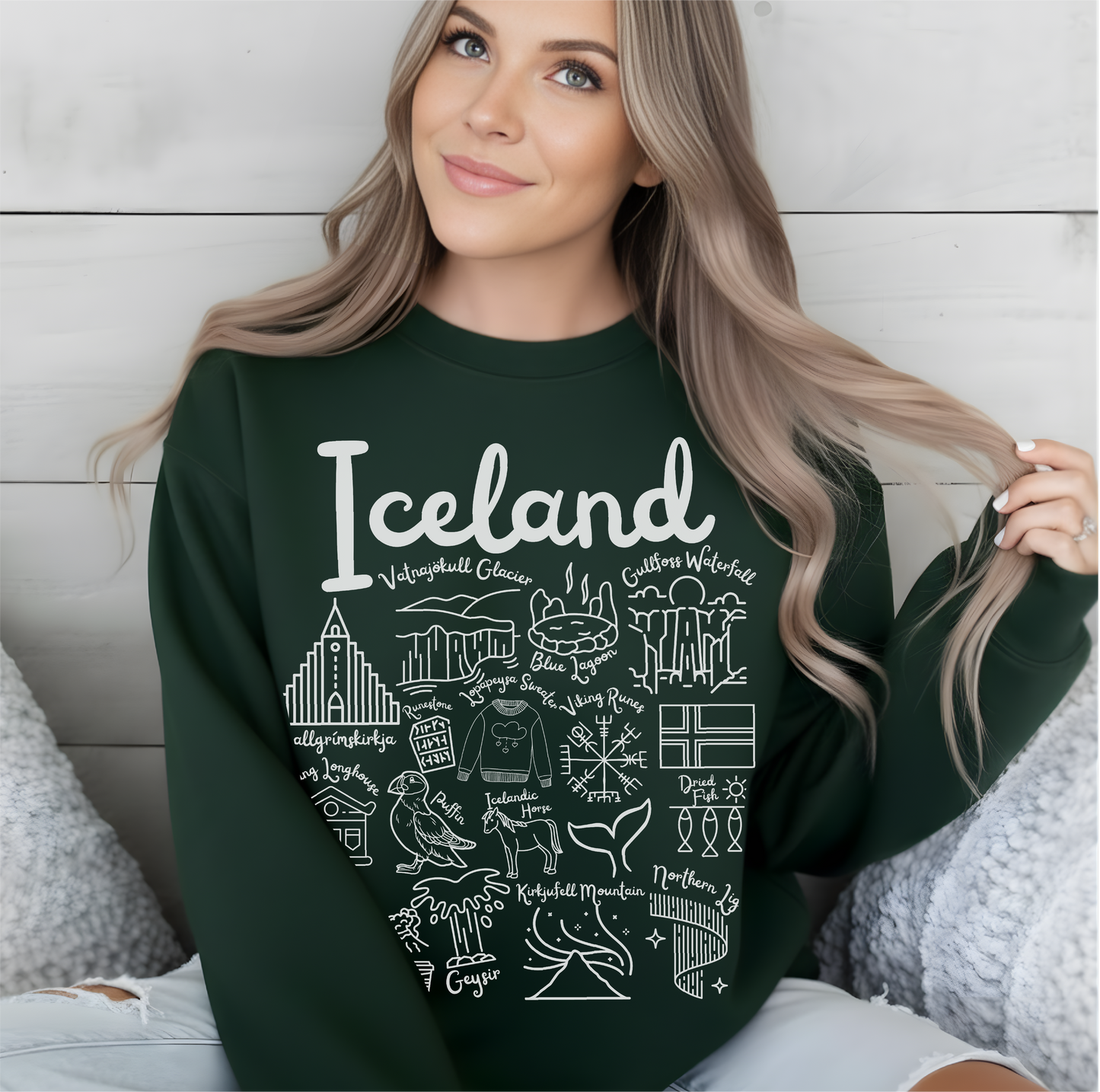 Iceland Landmarks Sweatshirt