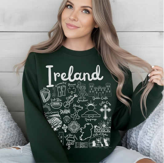 Ireland Landmarks Sweatshirt