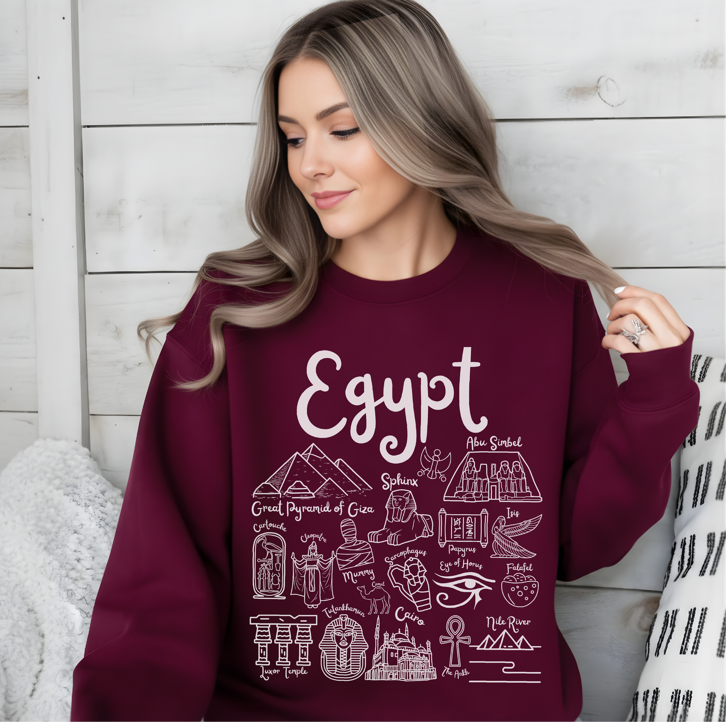 Egypt Landmarks Sweatshirt