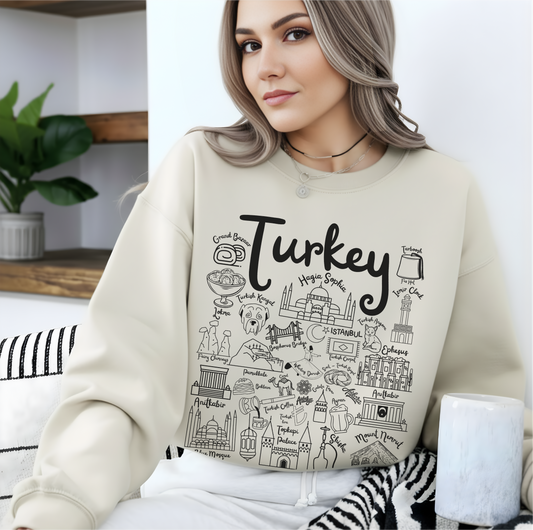 Turkey Landmarks Sweatshirt