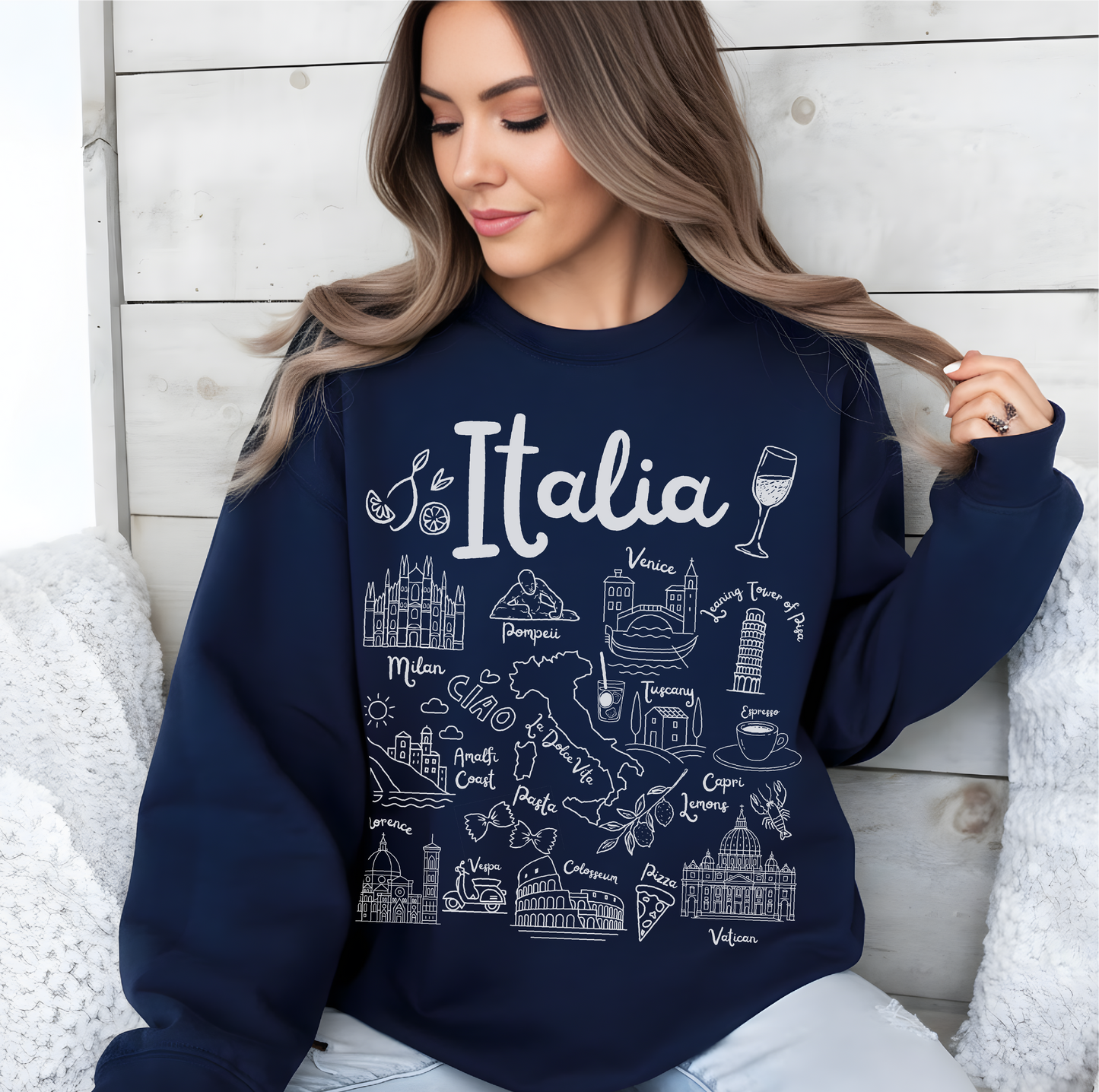 Italia Landmarks Sweatshirt