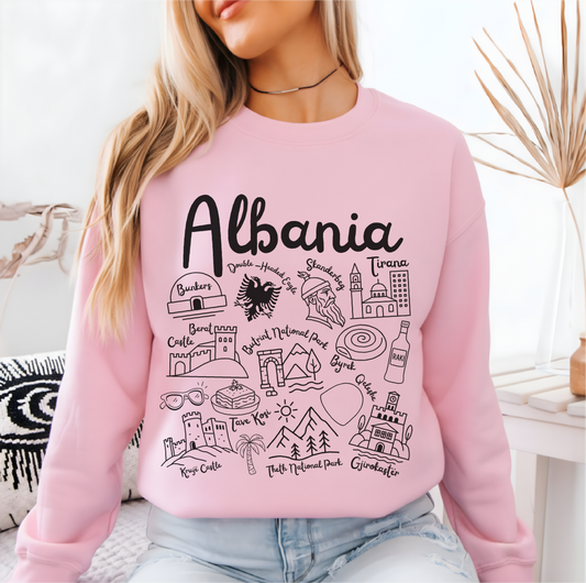 Albania Landmarks Sweatshirt