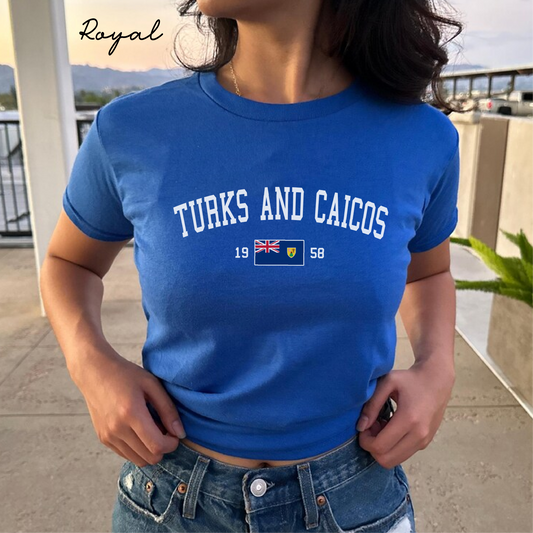 Turks and Caicos Women's Baby Tee