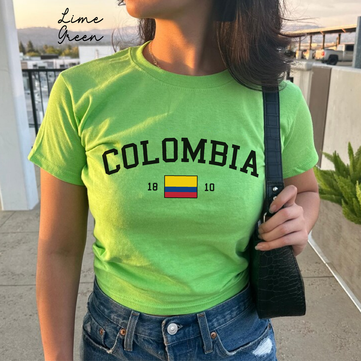Colombia Y2K Women's Baby Tee