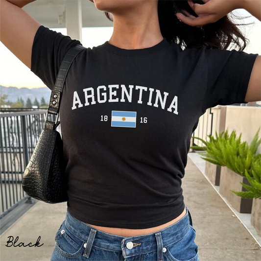 Argentina Y2K Women's Baby Tee