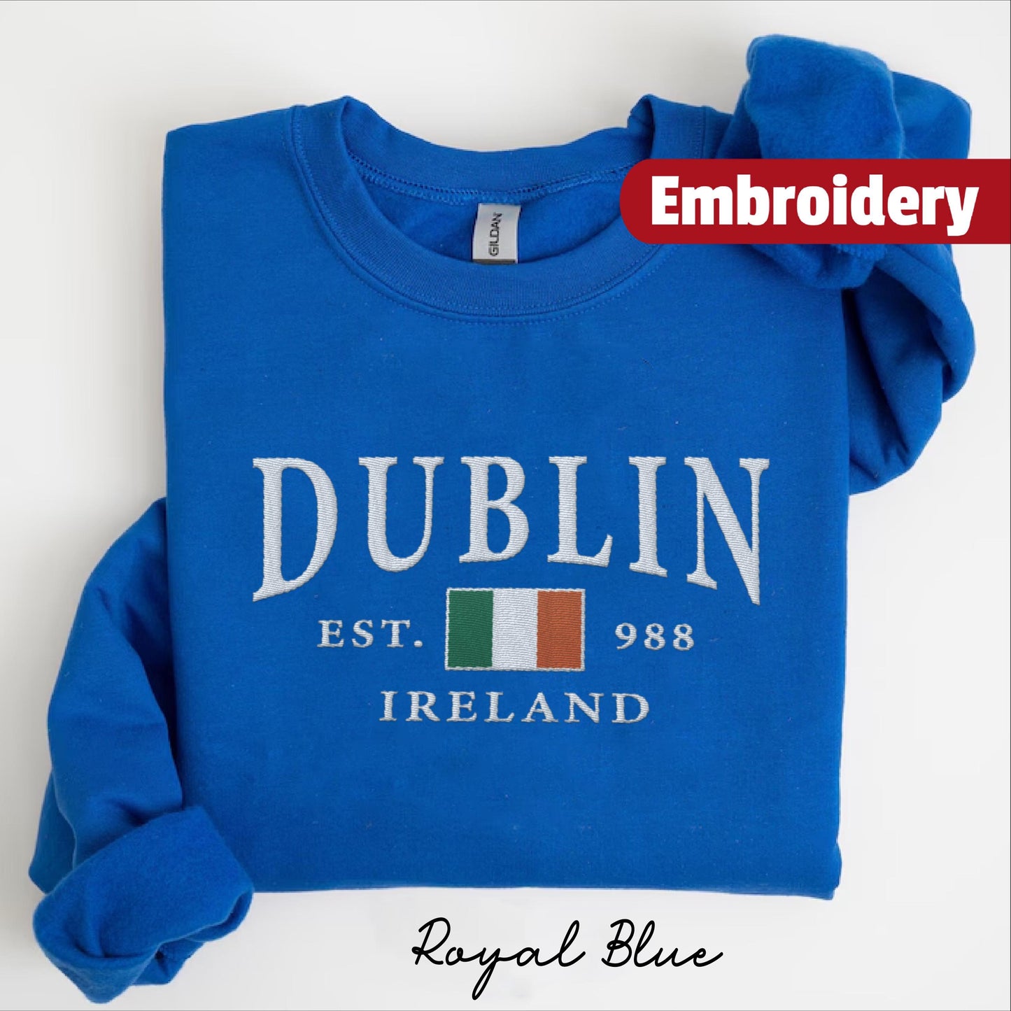 Dublin embroidered sweatshirt crewneck