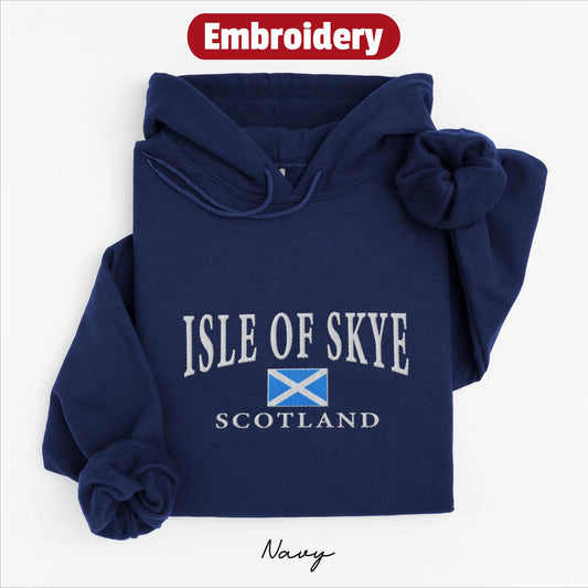 Isle of Skye embroidery hoodie