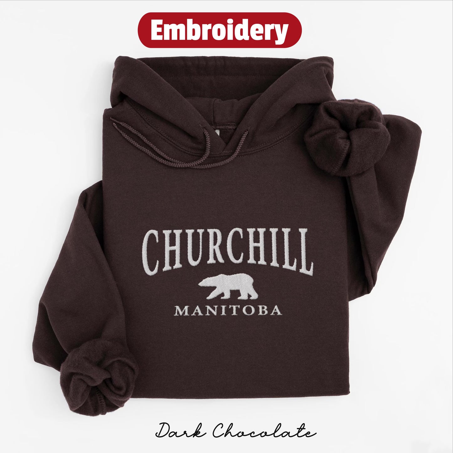 Churchill embroidery hoodie