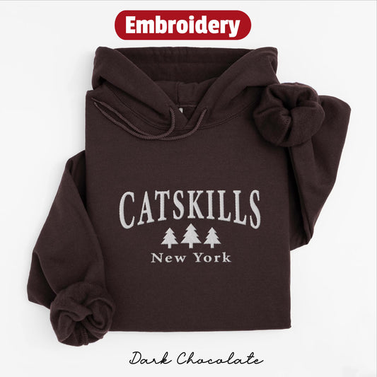 Catskills embroidery hoodie