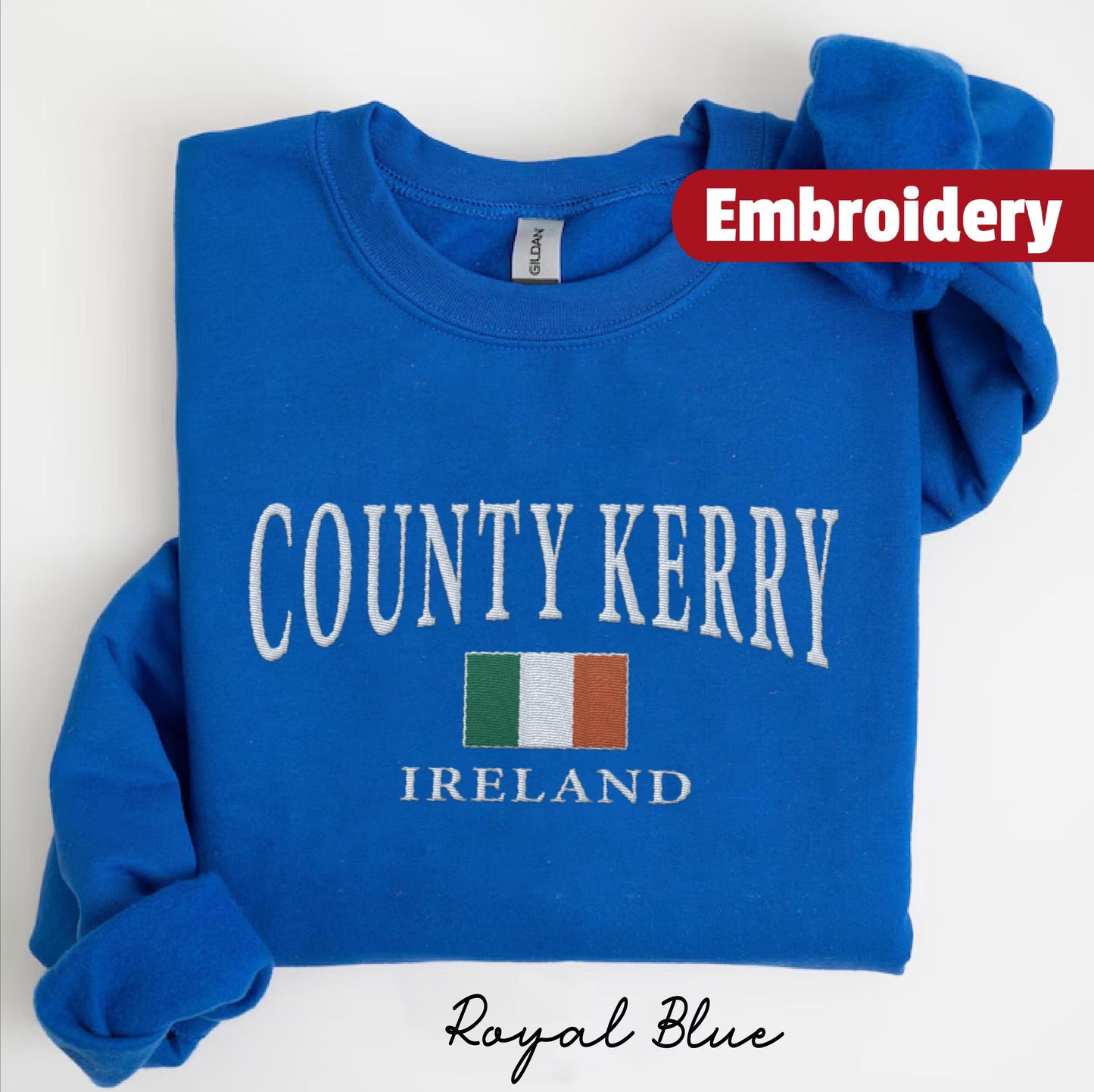County Kerry embroidered sweatshirt crewneck