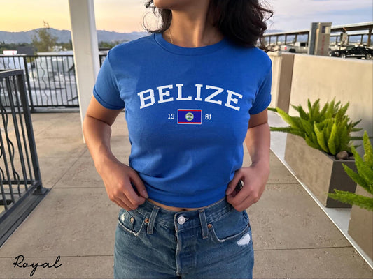 Belize Y2K Women's Baby Tee