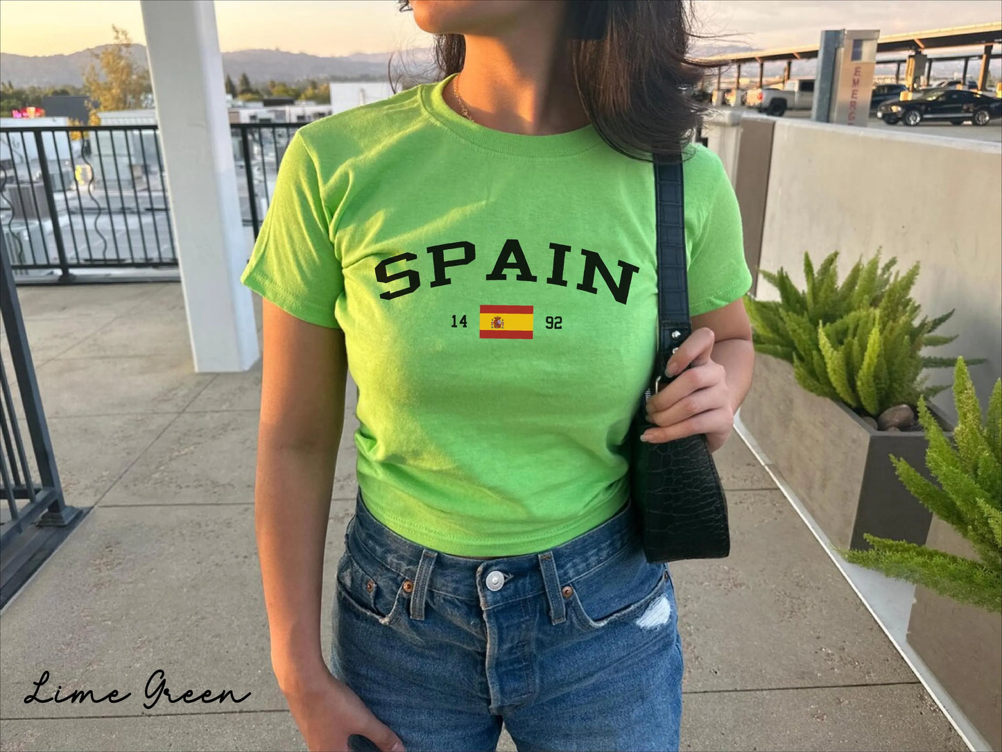 Spain Y2K Women's Baby Tee