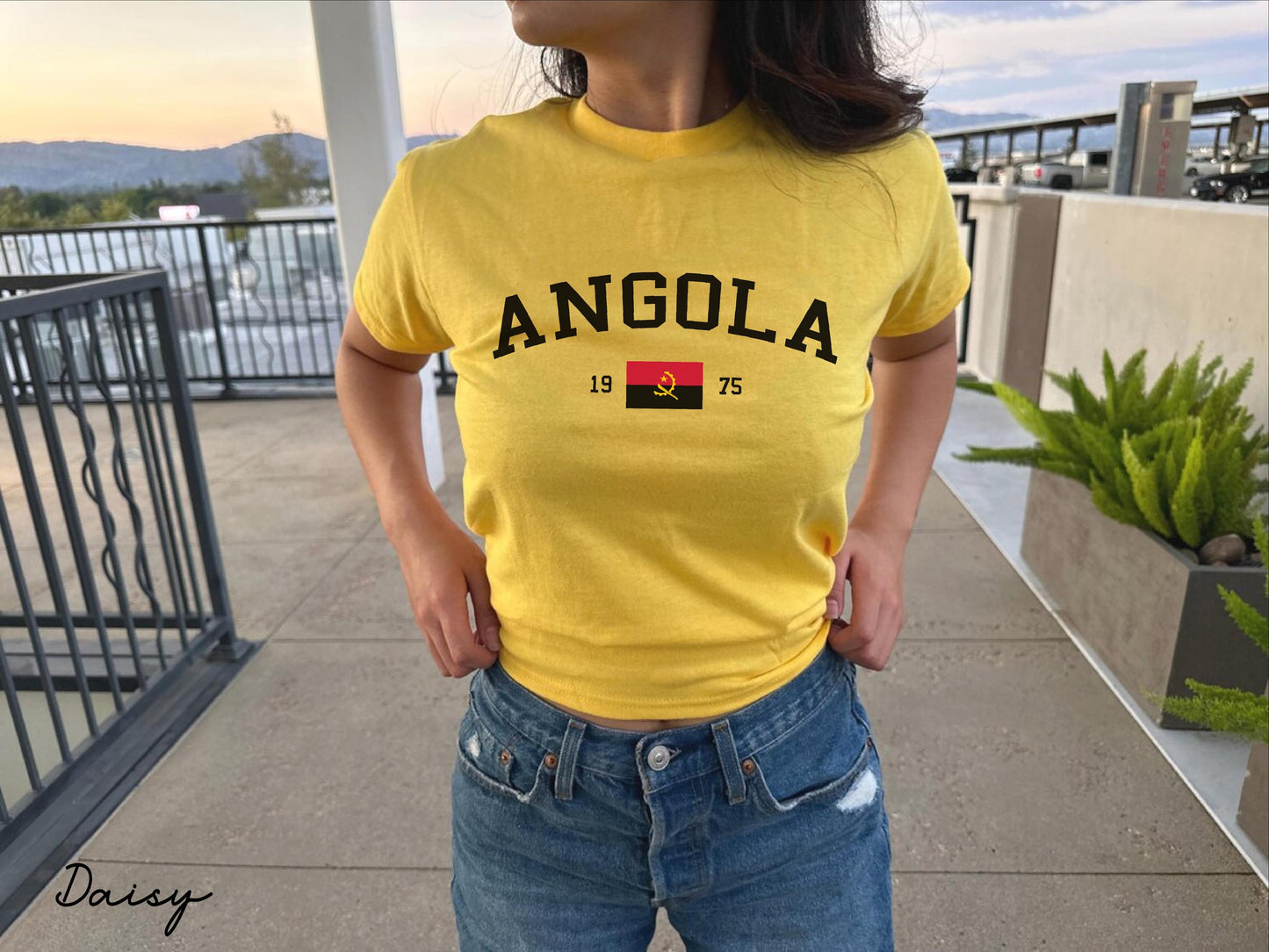 Angola Y2K Women's Baby Tee