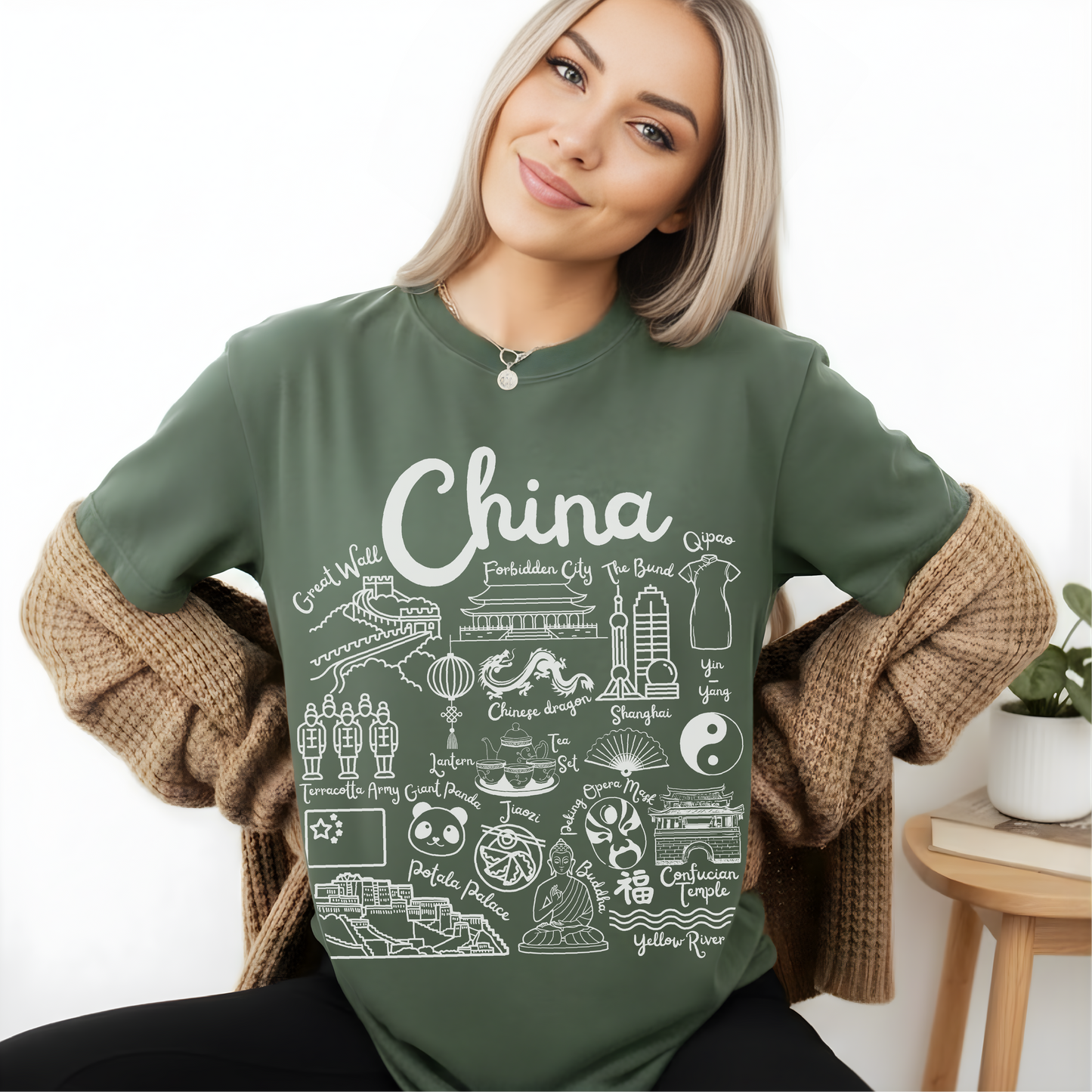 China Landmarks t-shirt Comfort Colors®