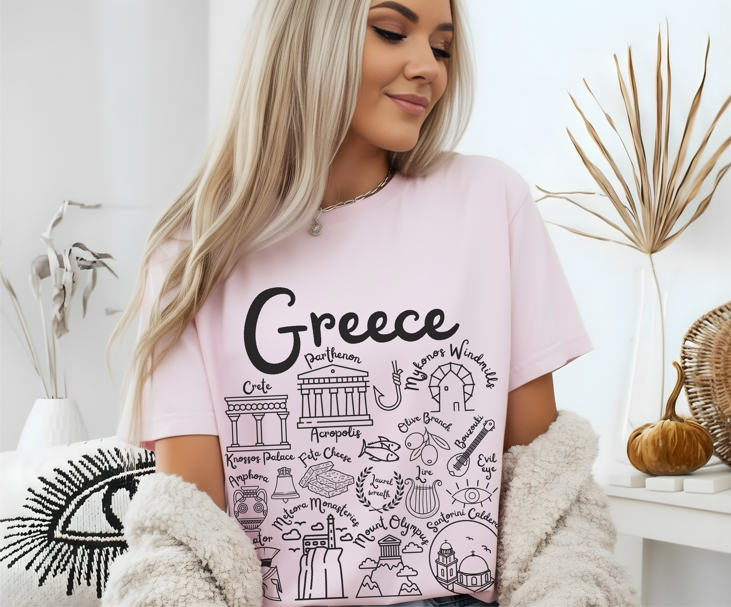 Greece Landmarks t-shirt Comfort Colors®