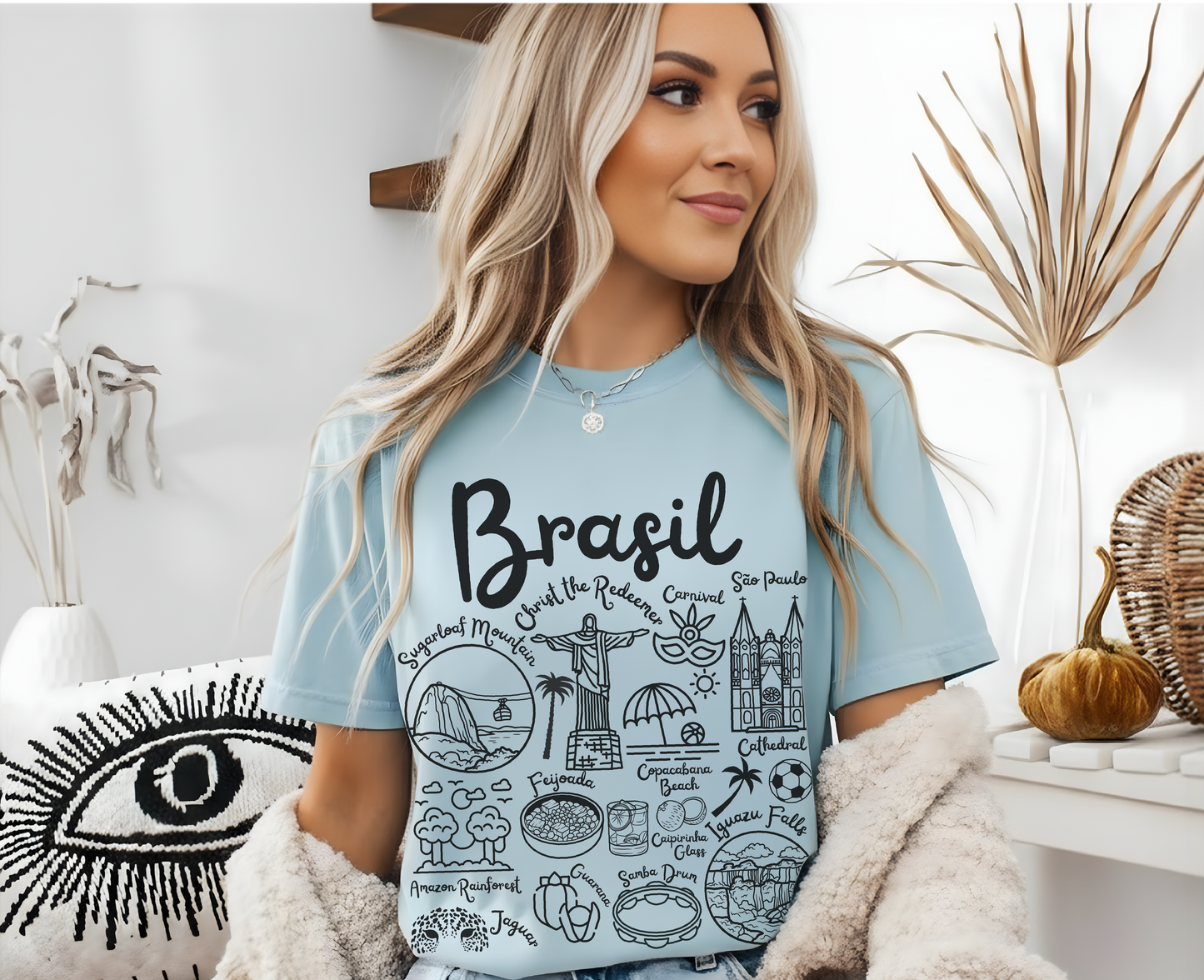 Brasil Landmarks t-shirt Comfort Colors®