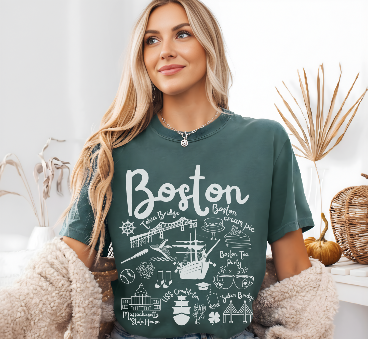 Boston Landmarks t-shirt Comfort Colors®