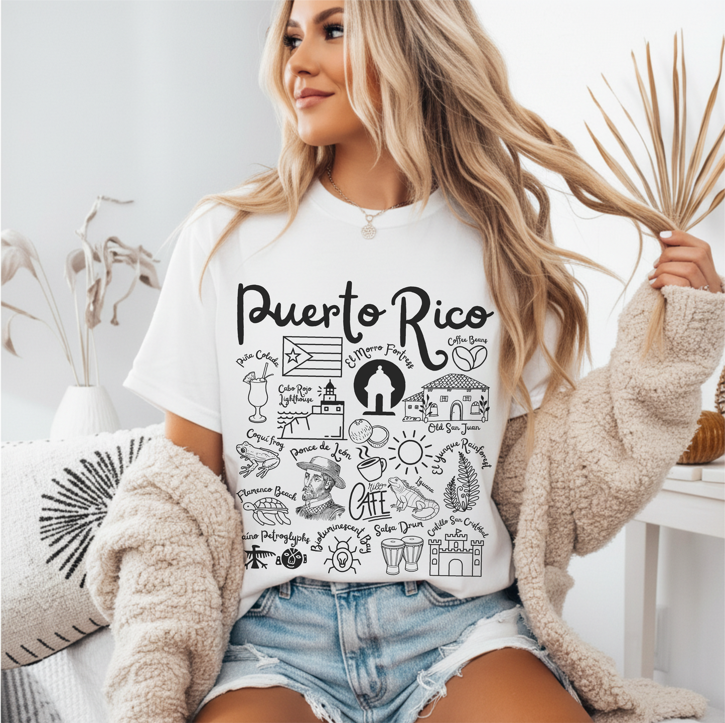 Puerto Rico Landmarks t-shirt Comfort Colors®