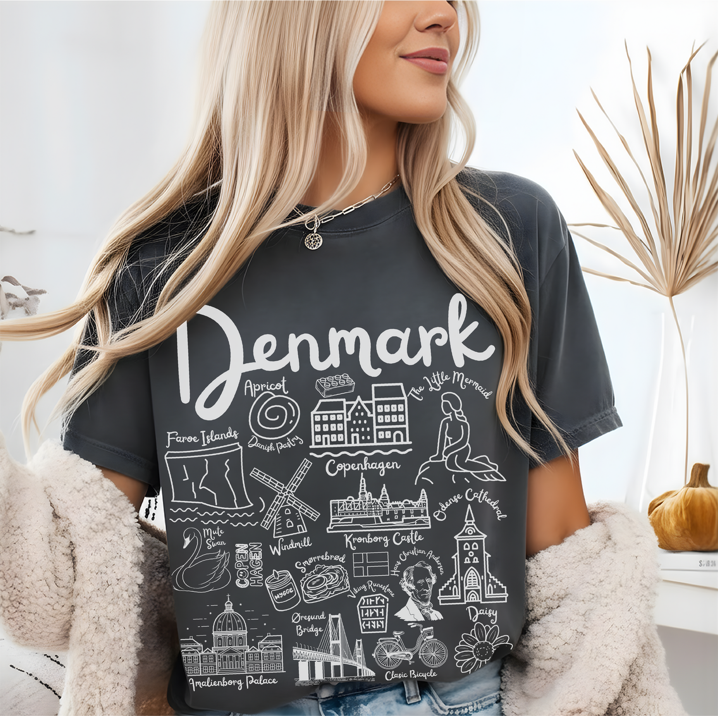 Denmark Landmarks t-shirt Comfort Colors®