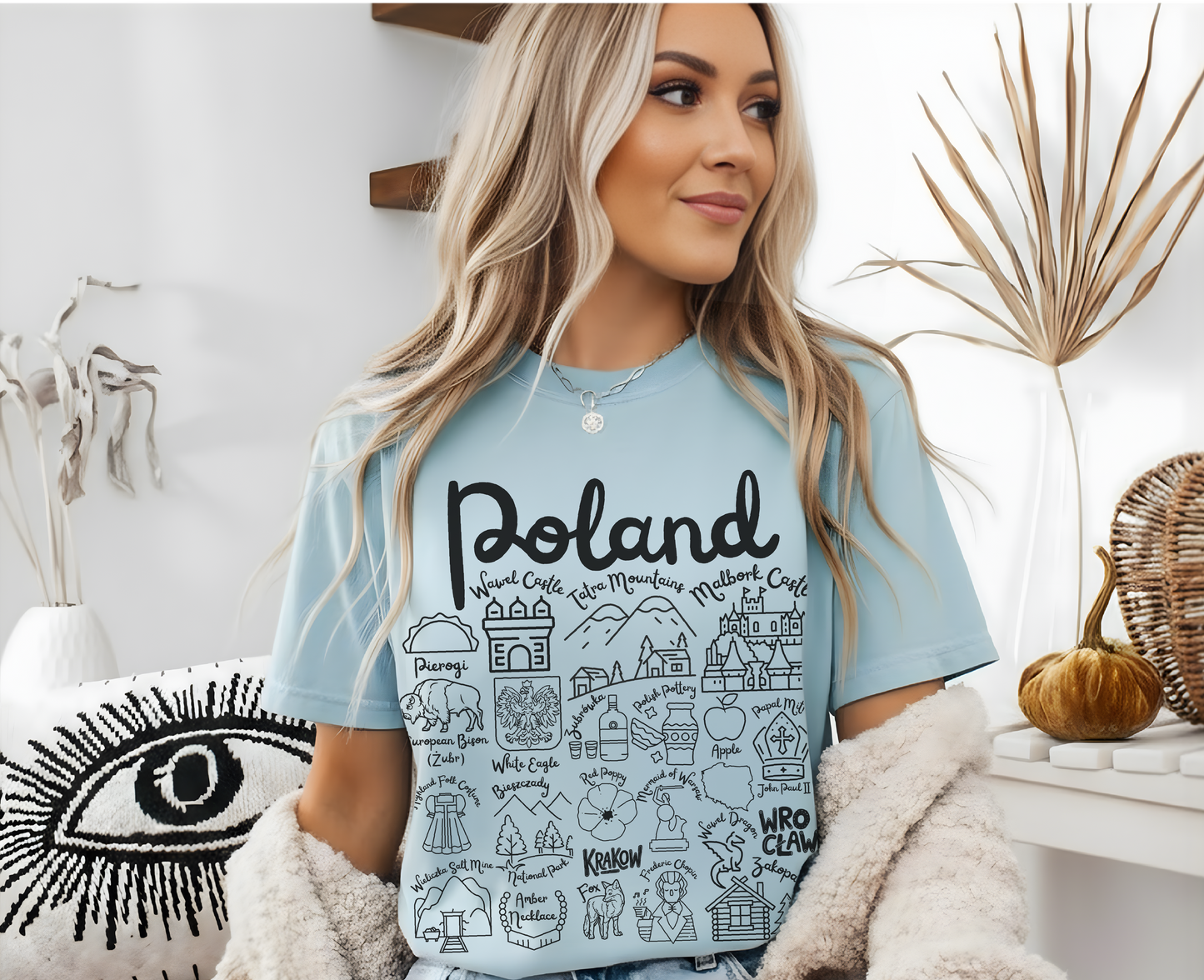 Poland Landmarks t-shirt Comfort Colors®