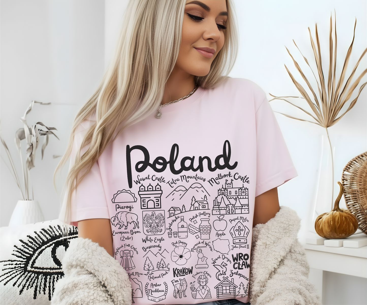 Poland Landmarks t-shirt Comfort Colors®