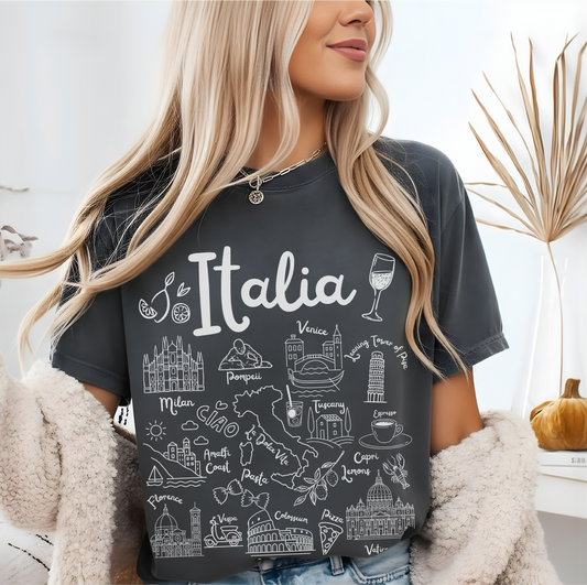 Italy Landmarks t-shirt Comfort Colors®