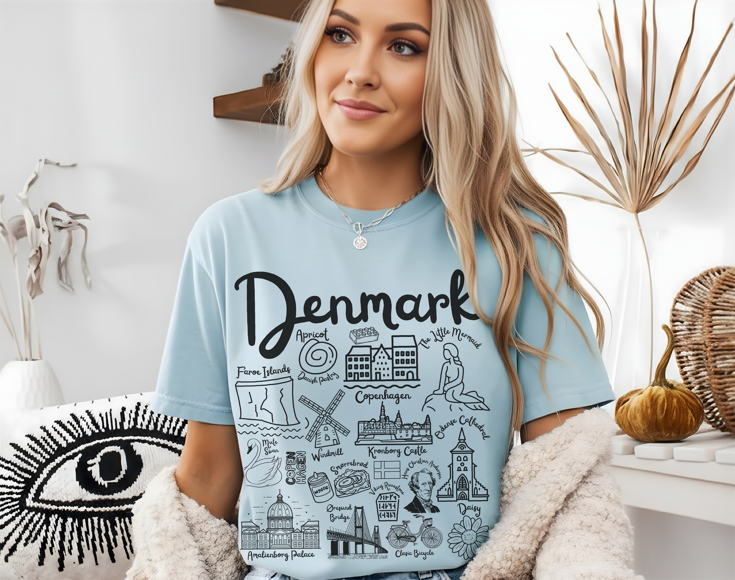 Denmark Landmarks t-shirt Comfort Colors®