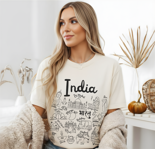India Landmarks t-shirt Comfort Colors®