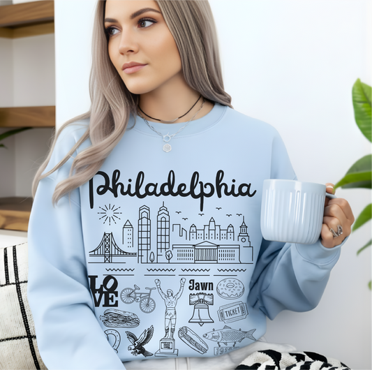 Philadelphia Landmarks Sweatshirt