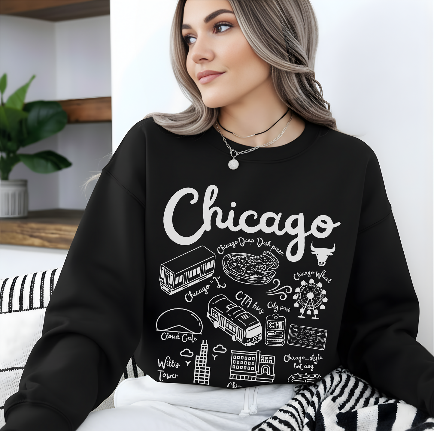 Chicago Landmarks Sweatshirt