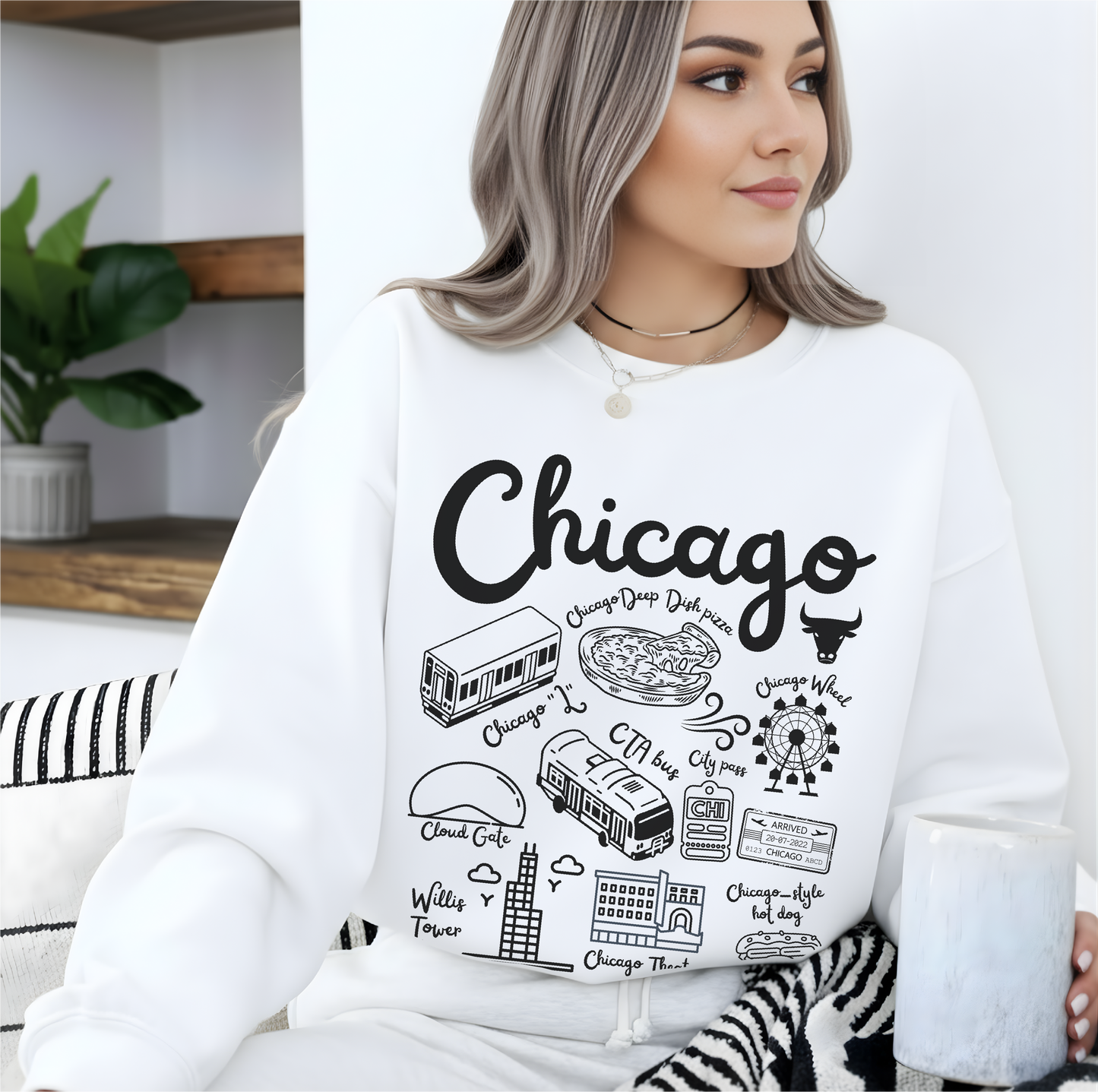 Chicago Landmarks Sweatshirt