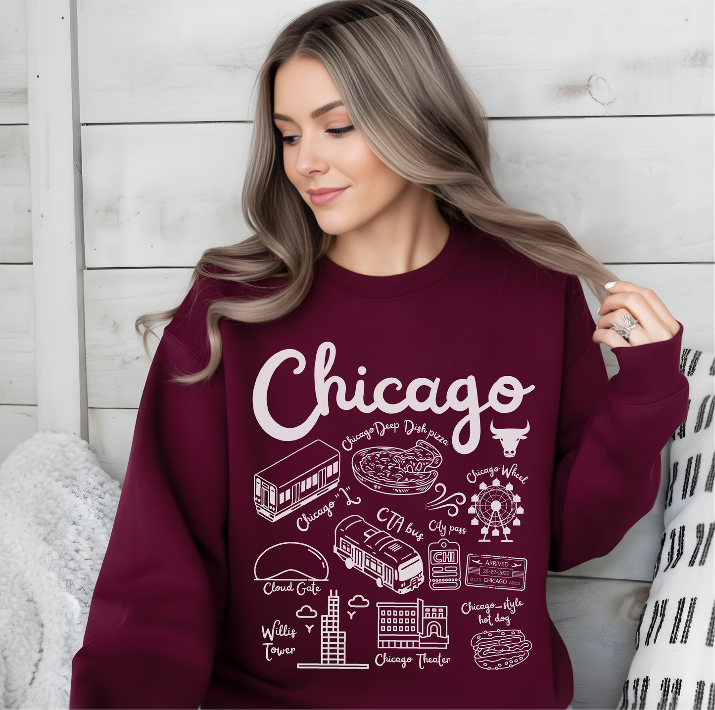 Chicago Landmarks Sweatshirt