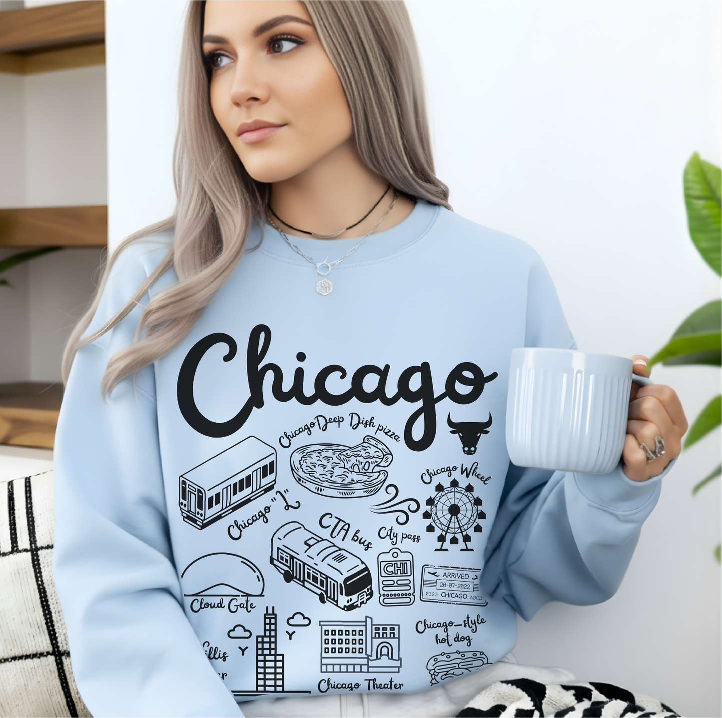 Chicago Landmarks Sweatshirt