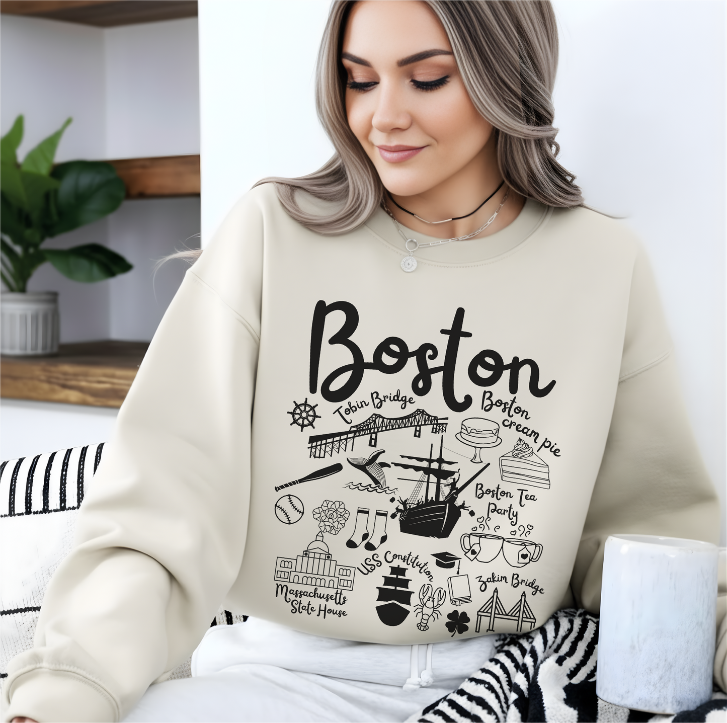 Boston Landmarks Sweatshirt