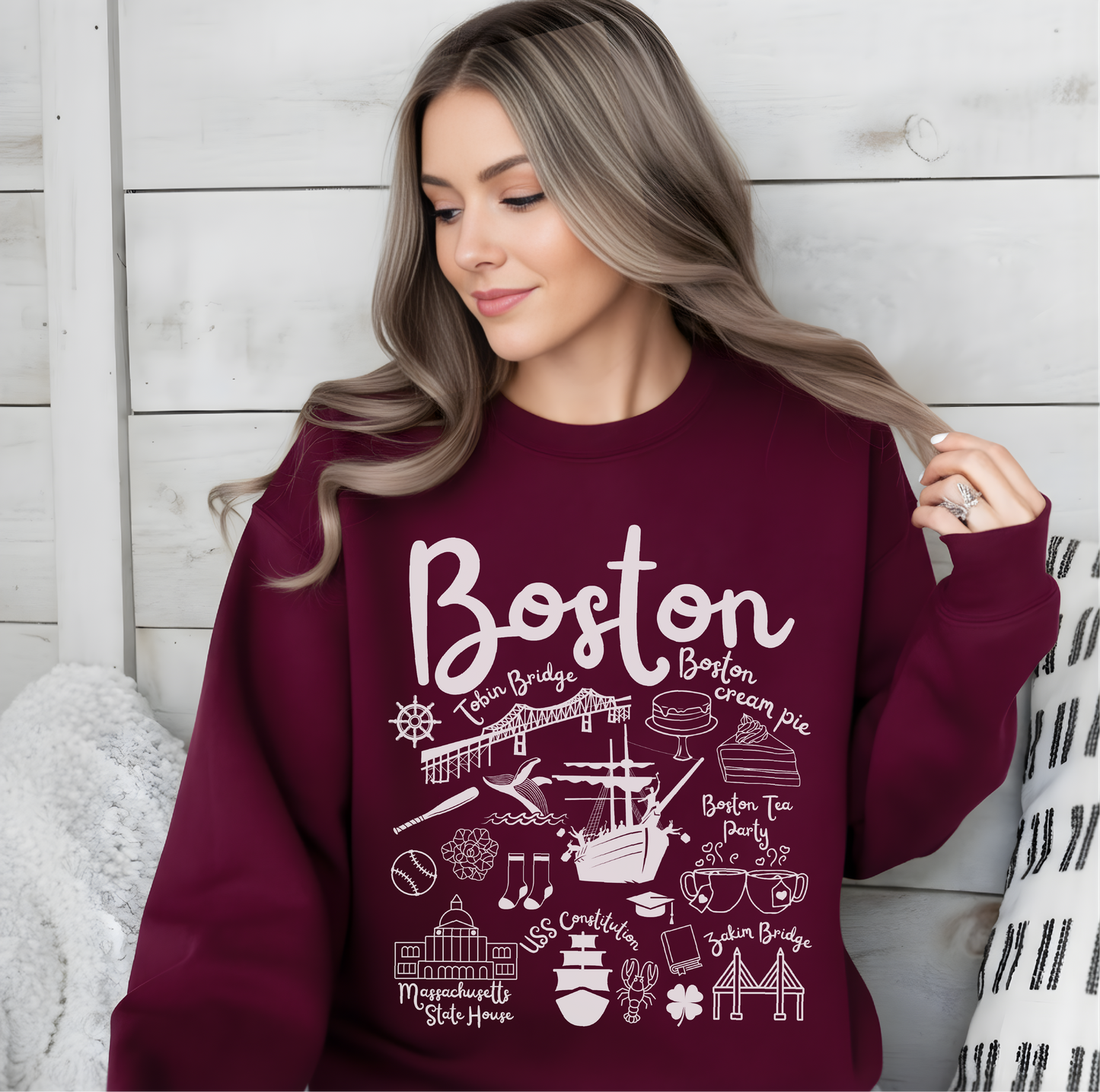 Boston Landmarks Sweatshirt