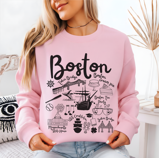 Boston Landmarks Sweatshirt