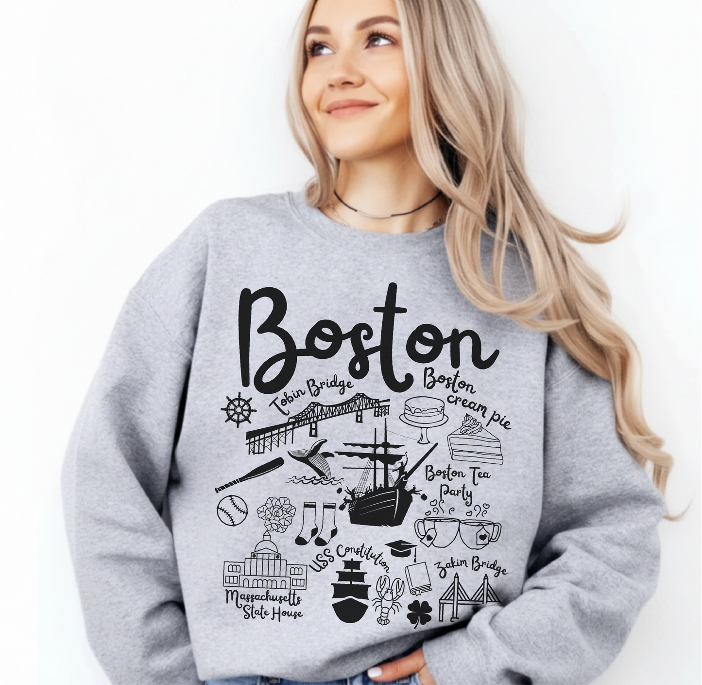 Boston Landmarks Sweatshirt